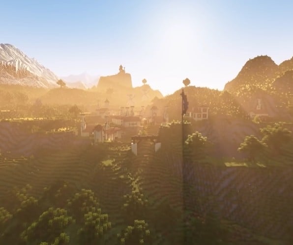 If you're thinking, "dang, my Minecraft game doesn't look this good," then don't worry — Grazzy is using shaders here