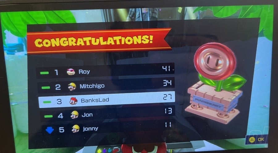 FLOWER STANDINGS