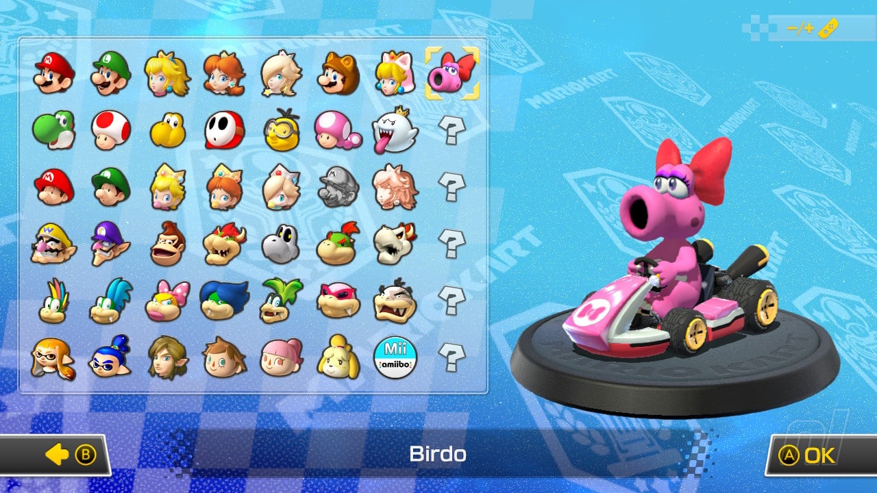 Mario Kart 8 Deluxes Character Menu Now Has Five Extra Spaces For Future Updates Nintendo Life 2494