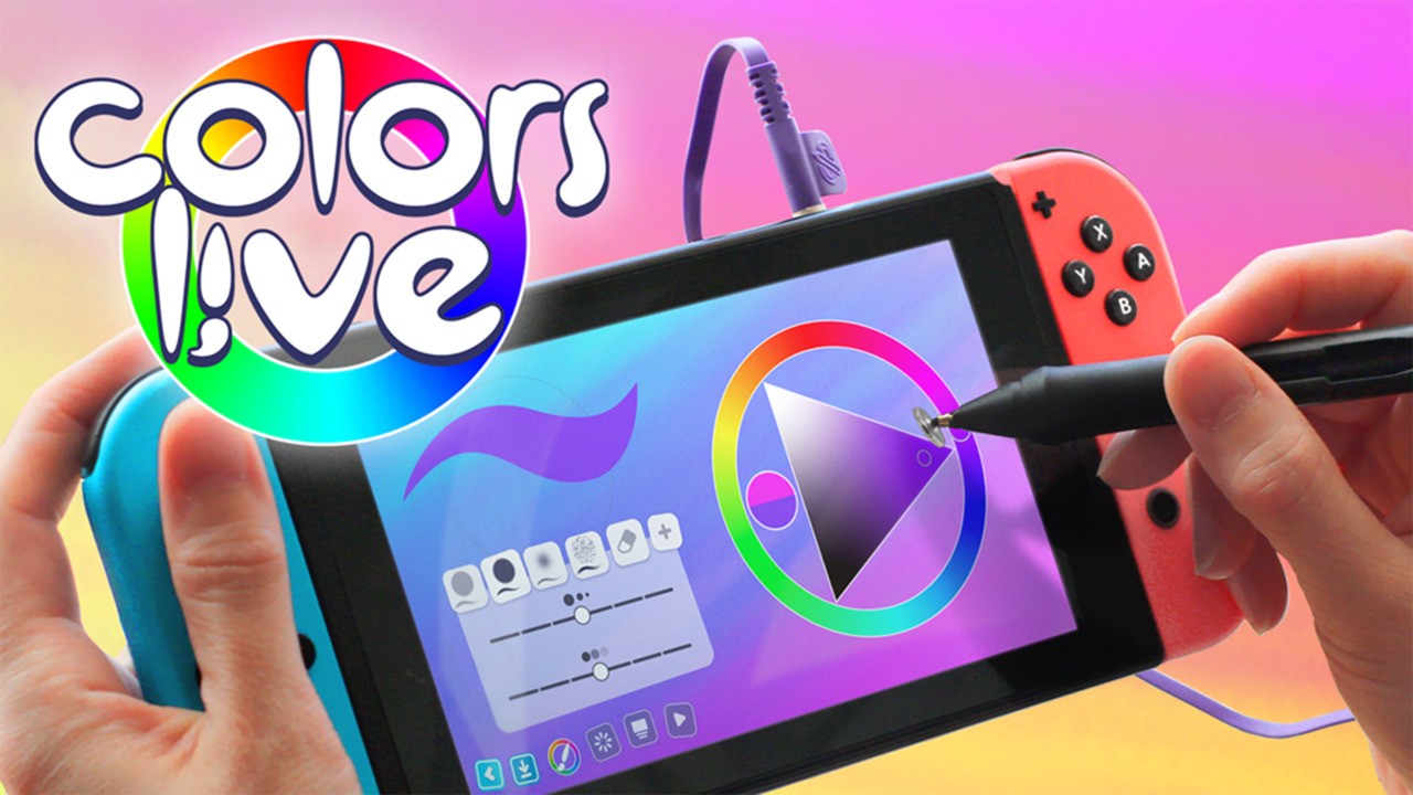 Inde Ekspression hul Digital Art Software Colors Live Gets A Physical Release On Switch |  Nintendo Life