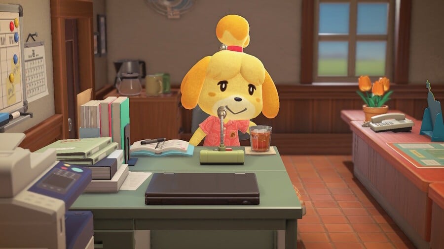 Isabelle Work From Home Animal Crossing New Horizons