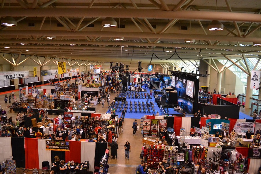 An Overhead Look at the North Hall at Fan Expo 2014