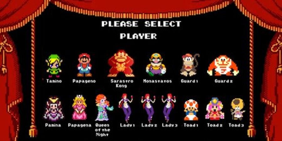 Rastgele: Opera Group, 'Sihirli Flüt' 5'in Nintendo Temalı Yeniden Anlatımında Mozart'a Mario'yu Ekliyor