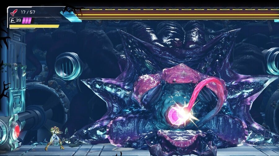 Metroid Dread Drogyga Boss Battle 2