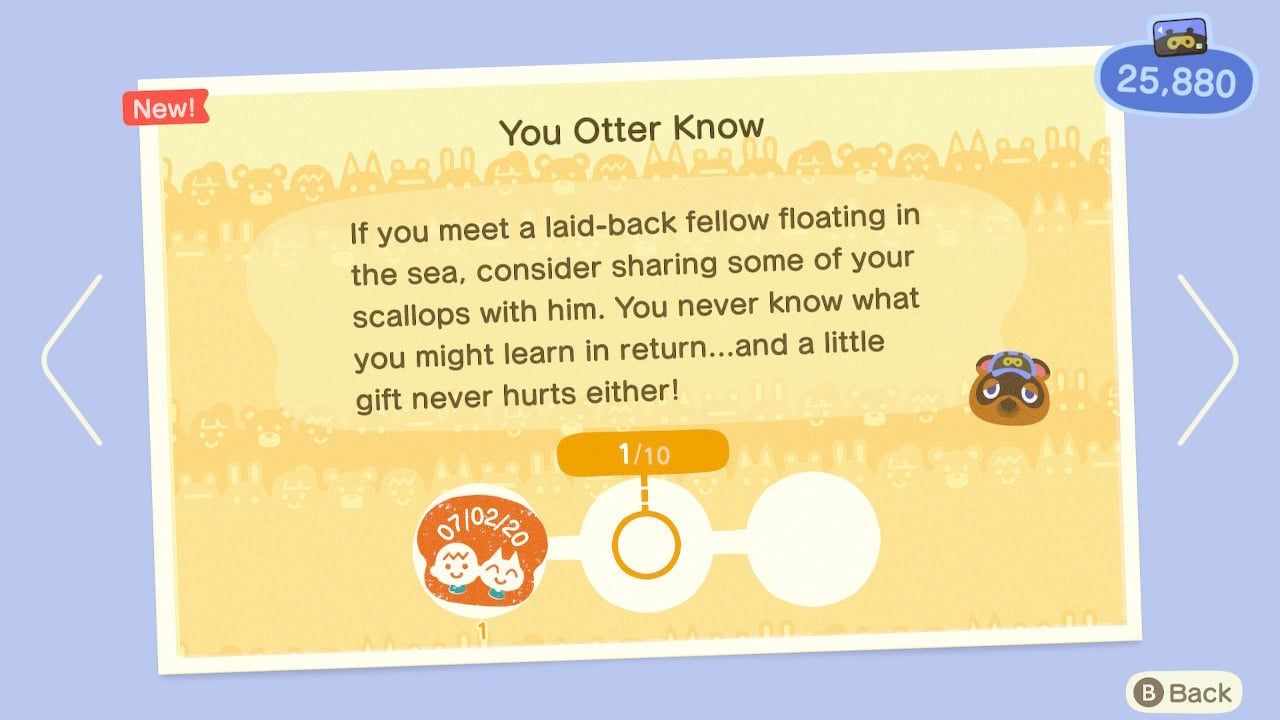 Pascal and Scallop 101 in Animal Crossing New Horizons 