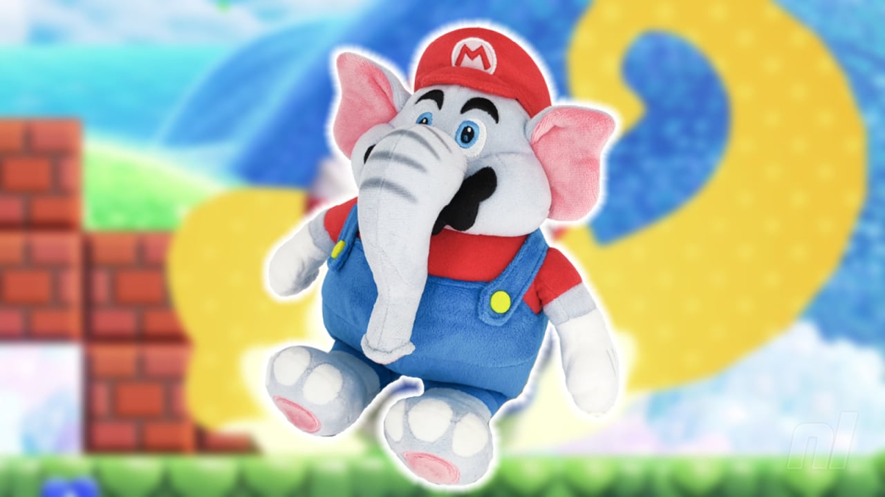 Super Mario Wonder's Elephant Mario Is Getting A Plush In 2024