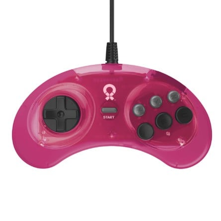 Genesis Game Pink 6 Button Front