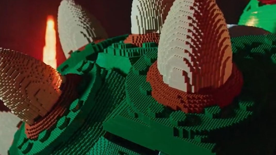 Here's Your First Look At Nintendo's 14-Feet Tall LEGO Bowser For