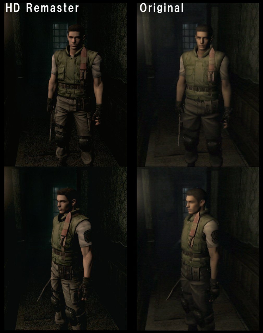 Resident Evil HD Remaster Face-Off: PC vs. PS4 - Hardcore Gamer