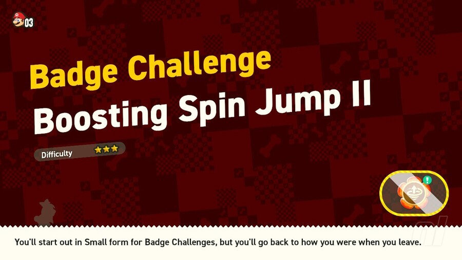 Super Mario Bros. Wonder: World 6 - Badge Challenge - Boosting Spin Jump II 1