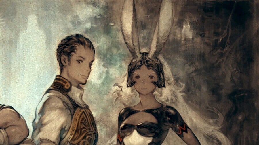 Fran y Balthier Final Fantasy XII La era del zodiaco