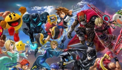 Sakurai Shows Off Printed And Framed Version Of The Super Smash Bros. Ultimate Mural