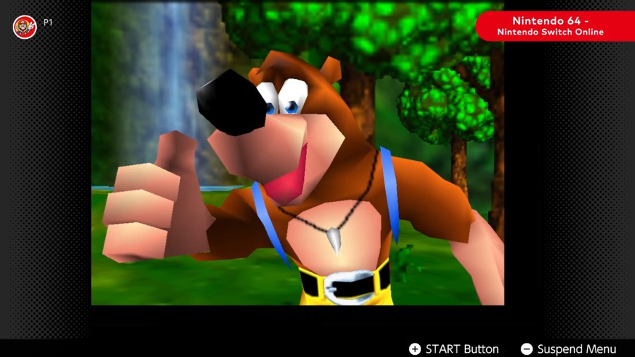 Banjo-Kazooie as seen on Nintendo Switch Online