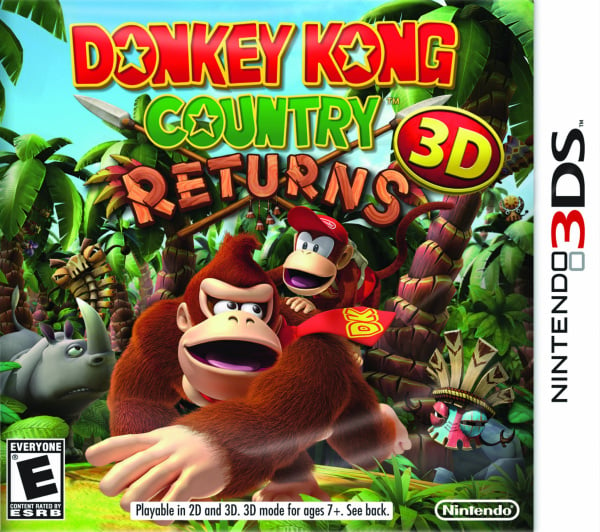 donkey kong country returns 3d box art