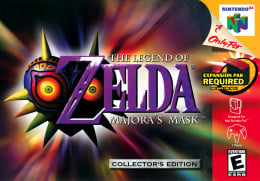 The Legend of Zelda: Majora's Mask Cover (Click to enlarge)