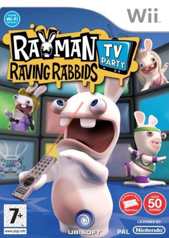 rayman raving rabbids tv party advertisement