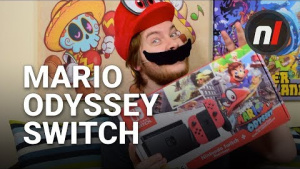 Super Mario Odyssey Special Edition Nintendo Switch Unboxing with the Voice of Mario