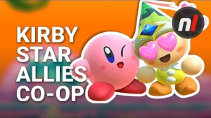 Kirby Star Allies Co-Op & Minigames Nintendo Switch Gameplay