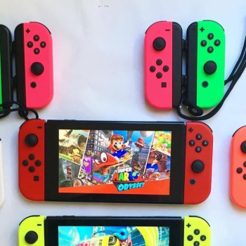 Now you just need the two colourful Pro Controller variants! 😝
・・・
Finally completed (for now) my joy con collection! So happy to finally meet this long time goal haha. The Super Mario Odyssey joy cons (what I call them, but I think their actual 