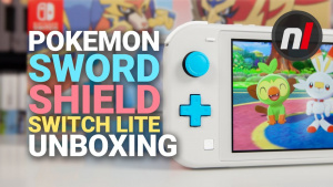 Pokemon Sword & Shield Zacian & Zamazenta Nintendo Switch Lite Unboxing