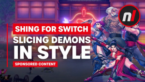Slicing Through Demons in Shing on Switch