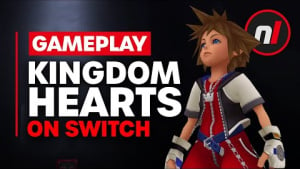Kingdom Hearts Nintendo Switch Gameplay (Cloud Version)