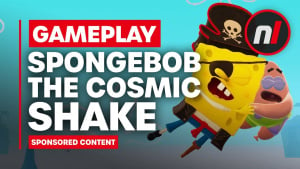 SpongeBob's a Pirate in The Cosmic Shake On Nintendo Switch