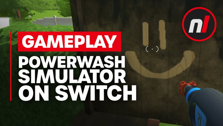 PowerWash Simulator Nintendo Switch Gameplay