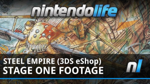 Steel Empire (3DS eShop) Stage One Footage