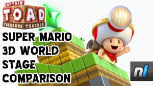Captain Toad: Treasure Tracker - Super Mario 3D World Stage Comparison