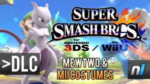 Mewtwo! Mii Outfits! It's The New DLC For Smash Bros for Wii U & 3DS!