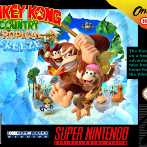 Donkey Kong Country: Tropical Freeze SNES Box