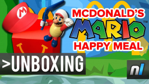 Super Mario McDonald's Happy Meal Unboxing - New for 2015 Boomerang Mario & Mario Visor