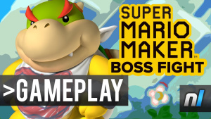 Super Mario Maker: Forced Boss Battle & Hidden Items - Bowser Jr. Grows Up