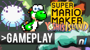 Super Mario Maker: Yoshi's Island Recreation - Touch Mushy Get Dizzy