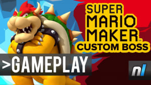 Super Mario Maker: Custom MANDATORY Boss Fight - Bowser's Decrepit Castle