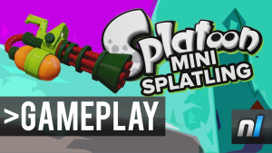 Splatoon: Mini Splatling I Gameplay 60fps - NEW WEAPON!