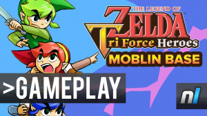 The Legend of Zelda: Tri Force Heroes Moblin Base Gameplay 60fps