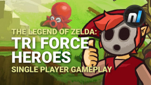 The Legend of Zelda: Tri Force Heroes SINGLE PLAYER Gameplay 60fps