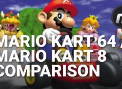 Mario Kart 64 / Mario Kart 8 Comparison - Wii U Virtual Console