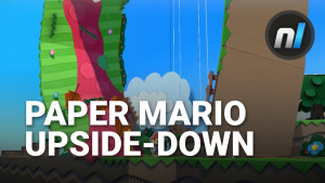Crazy Upside-Down Chase Sequence in Paper Mario Color Splash
