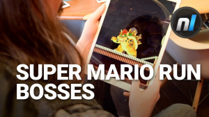Super Mario Run Bowser & Boom Boom Boss on Giant iPad Pro