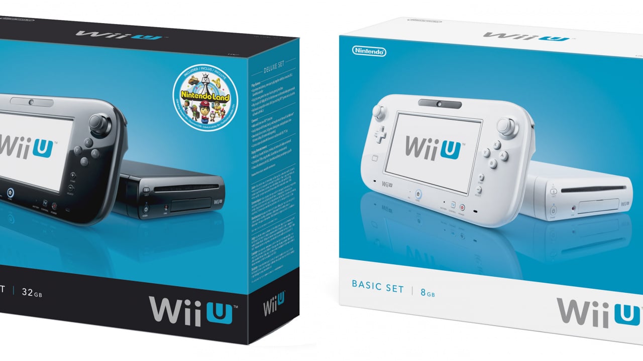 Nintendo Wii U 32GB Console Deluxe Set - Black for sale online