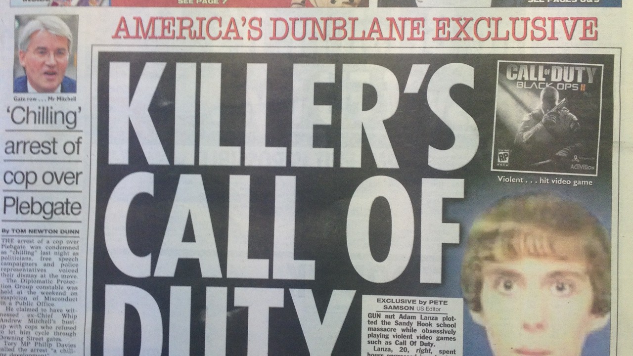 UK Press Pins Blame For Sandy Hook Massacre On Video Games ...