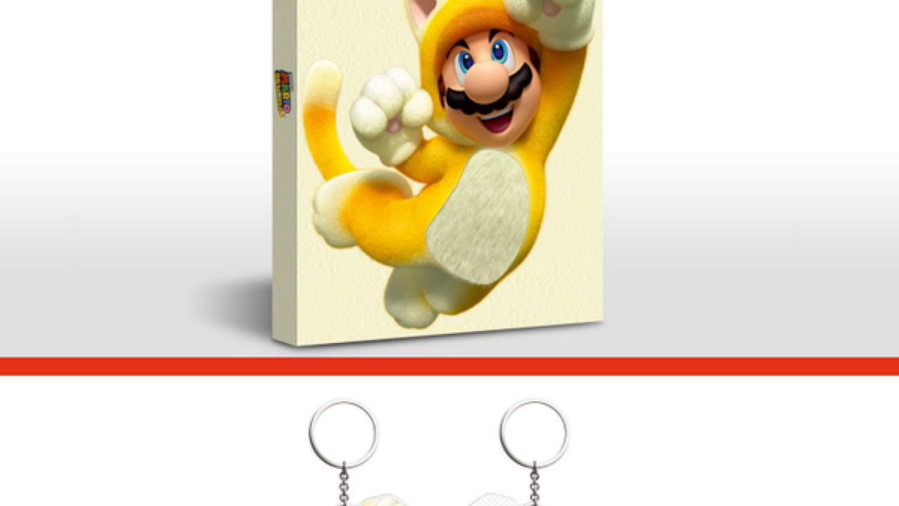 Pre Order Super Mario 3d World At Game And Receive These Purr Fect