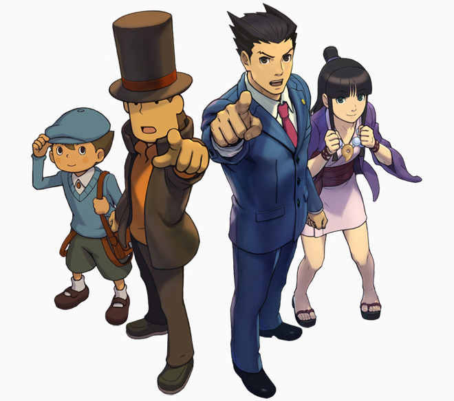 Professor Layton and Phoenix Wright Art Books Coming West from UDON