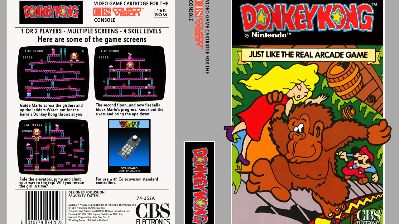 donkey kong colecovision online