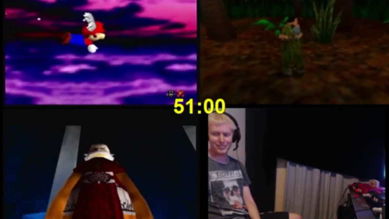 Video Here S A Simultaneous Speedrun Of Super Mario 64 Ocarina