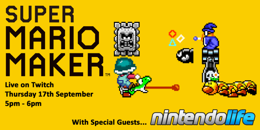 Super Mario Maker Twitch Stream With Nintendo UK