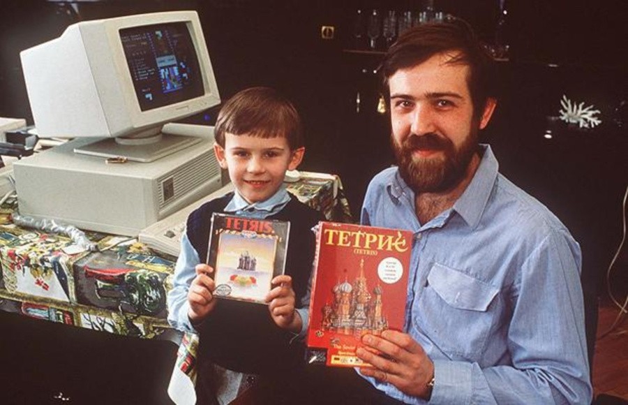 Alexey with his son